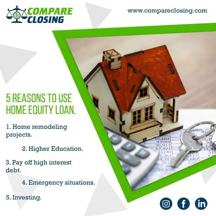 5 reasons to use home equity loan.