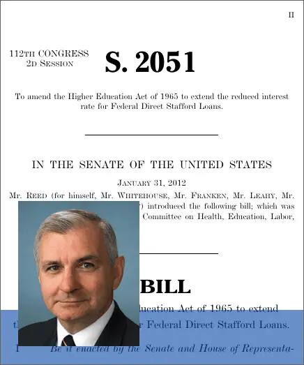 A bill to amend the Higher Education Act of 1965 to extend the reduced ...