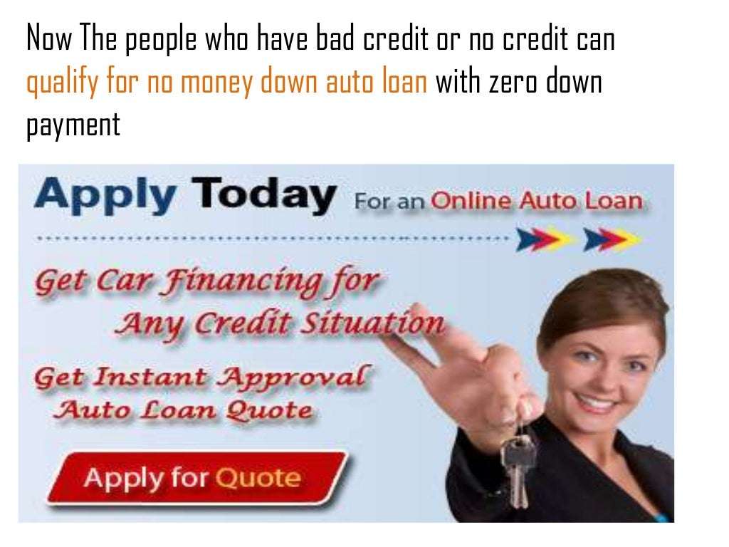 Bad Credit Auto Loans Guaranteed Approval With Zero Down Payment