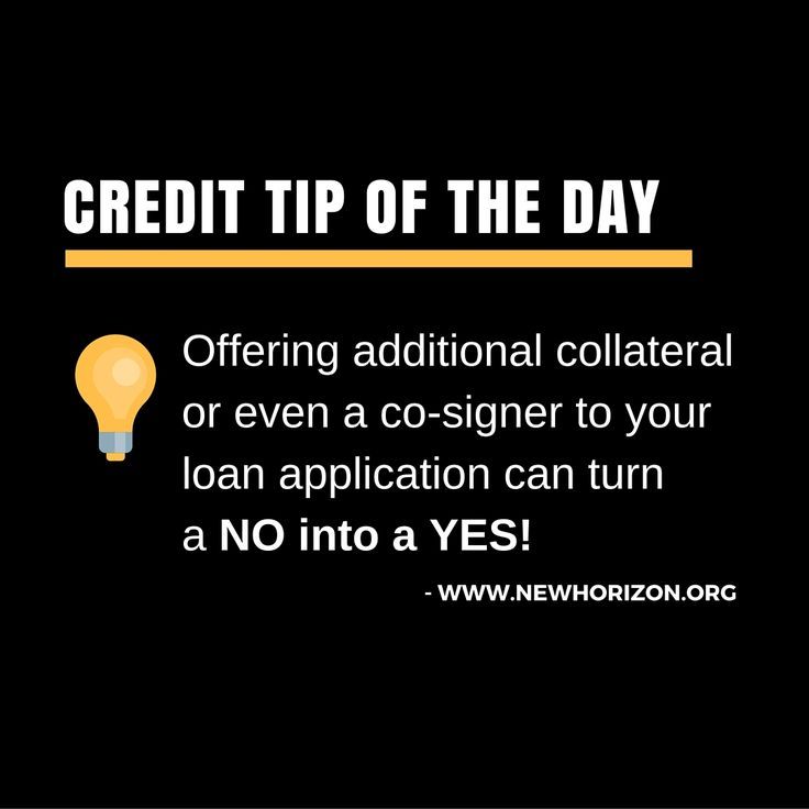 Bad Credit History? Offering collateral or a co
