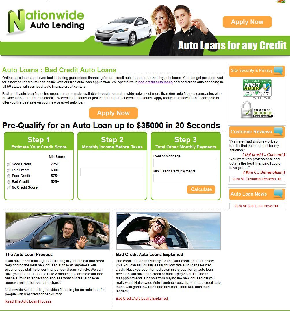 Bad Credit No Credit Car Loans Near Me