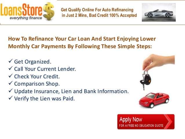 Can I Refinance My Car Loan With A Different Bank