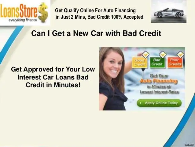 Can You Get an Auto Loan with Bad Credit