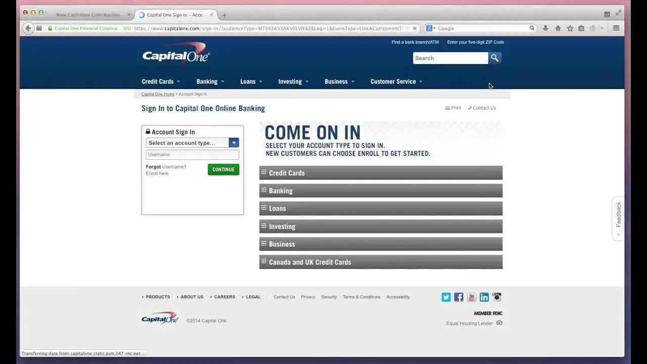 Capital One Auto Pay Bill Online