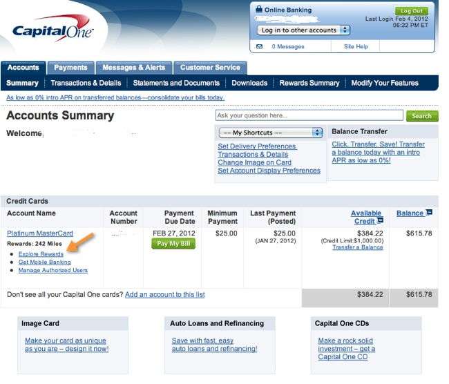 Capital One Perk Central Online Shopping Portal Review