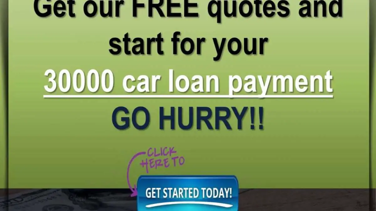Car Loan for 30000