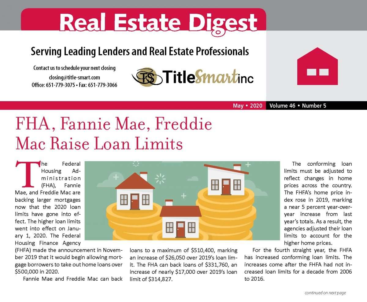 FHA, Fannie Mae, Freddie Mac Raise Loan Limits