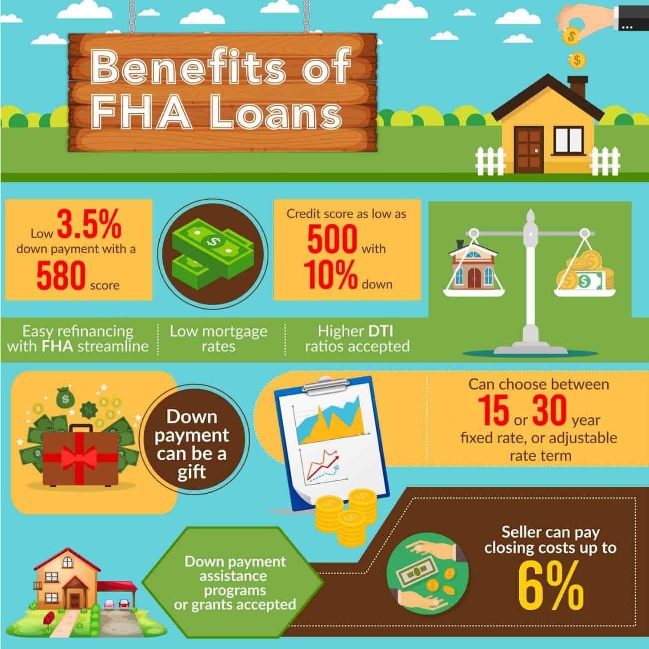 FHA loan infographic