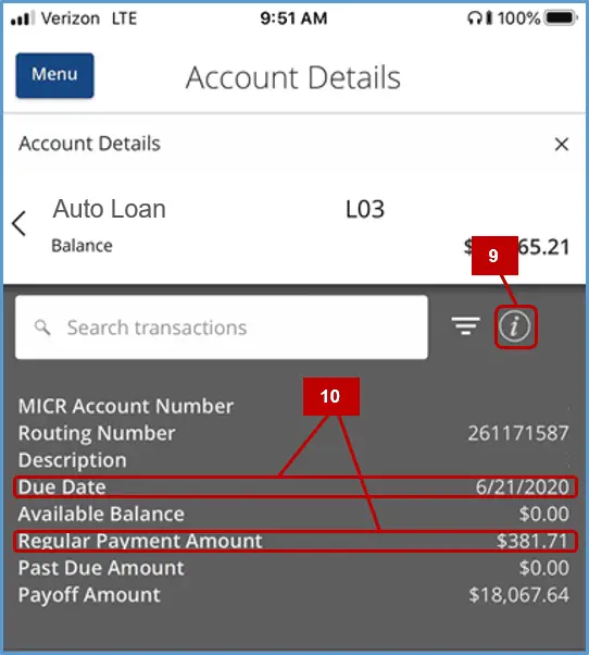 Finding Loan Payment/Due Date