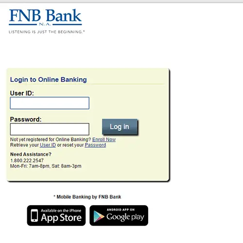 FNB Bank Online Banking Login