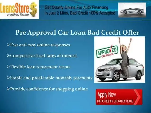 Getting Approved For a Car Loan with Bad Credit
