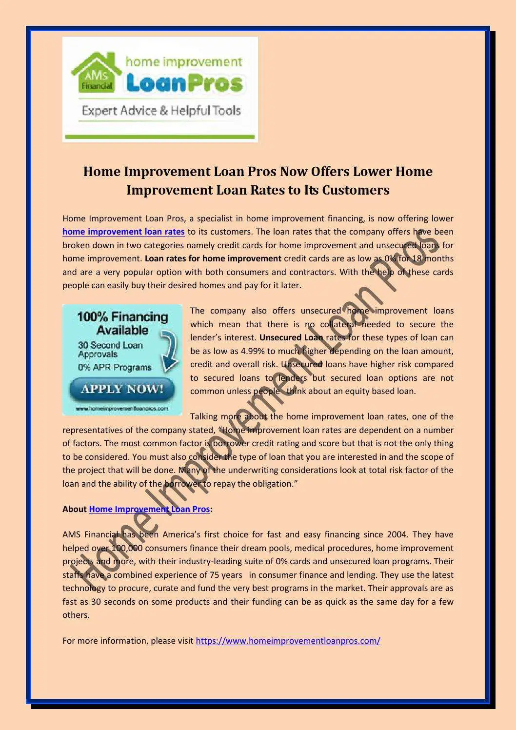Home improvement loan pros now offers lower home improvement loan rates ...