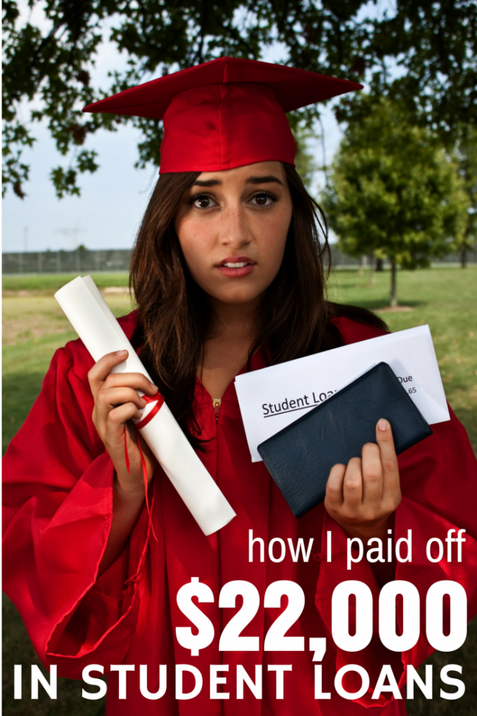 How I Paid Off $22,000 In Student Loans