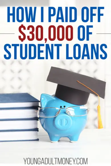 How I Paid Off $30,000 of Student Loans