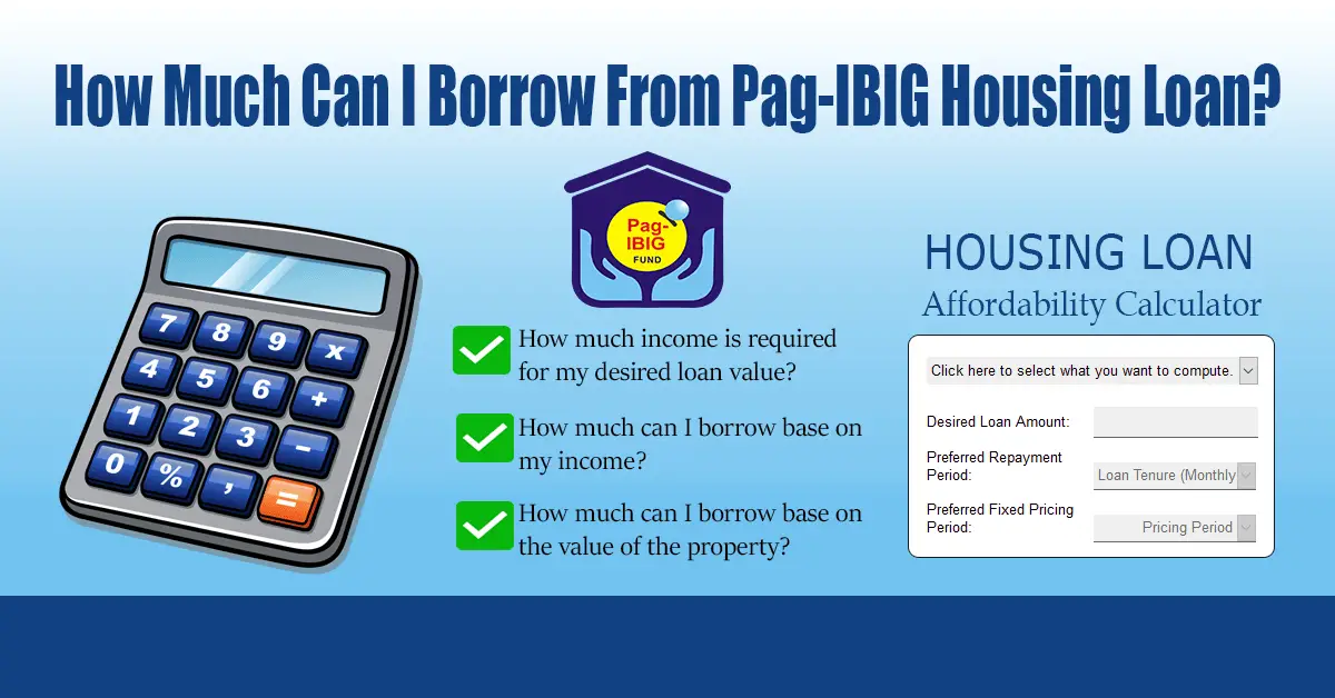 How Much Can You Borrow From Pag