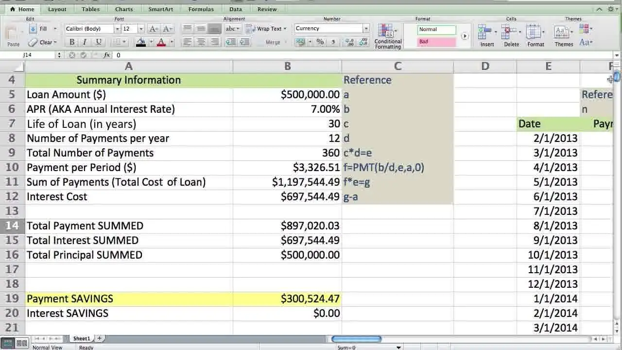 How to Create a Mortgage Calculator With Microsoft Excel ...