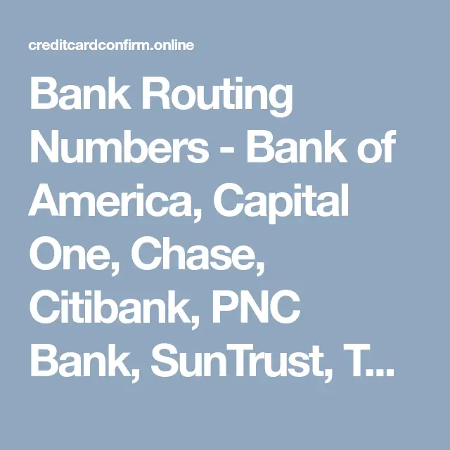 How To Find Bank Routing Number Td
