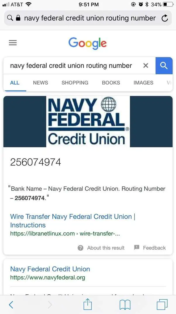 How to find your routing number with the Navy Federal ...