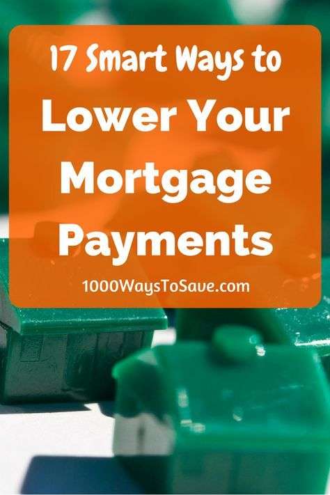 How to Lower Your Mortgage Payments