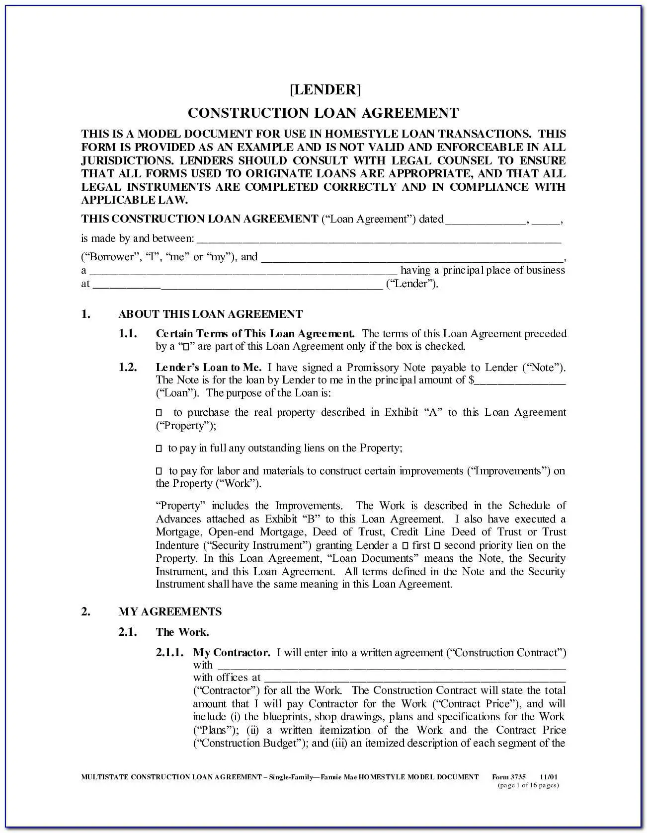 Loan Agreement Template Pdf Philippines