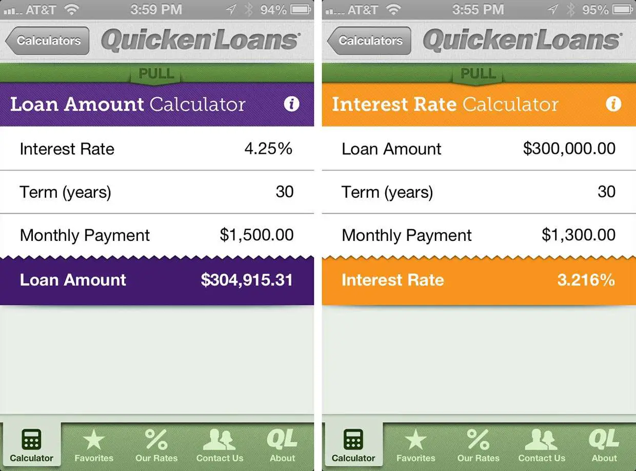 Mortgage Calculator by Quicken Loans for iPhone review