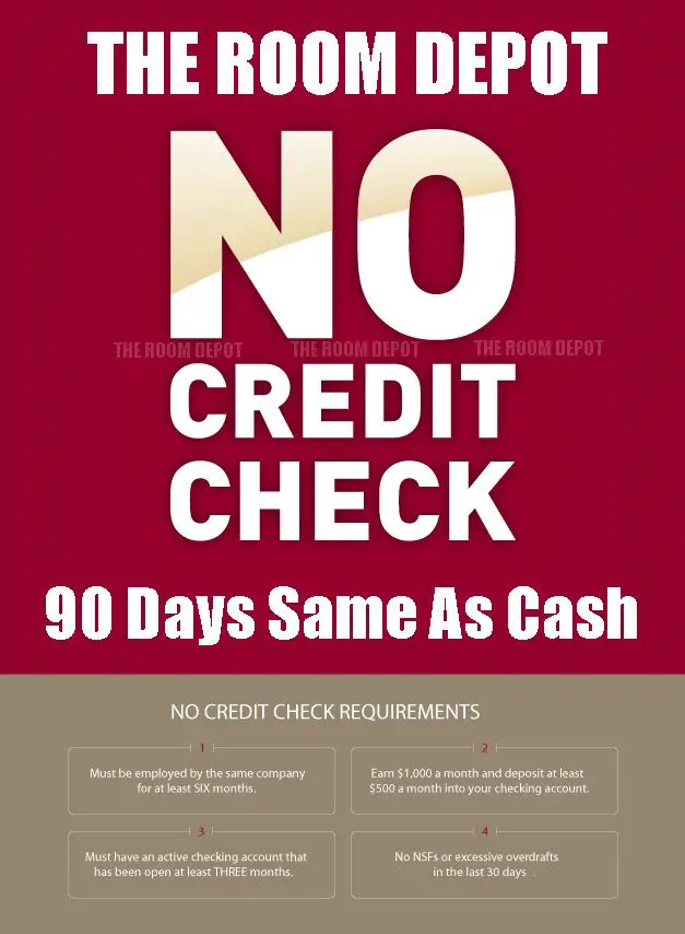 No Credit Check Financing