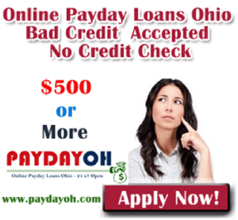 Online #PaydayLoans Ohio Bad Credit Accepted no Credit Check. Get $500 ...