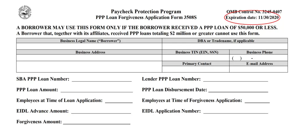 SBA Clarifies Filing Date(s) for PPP Loan Forgiveness