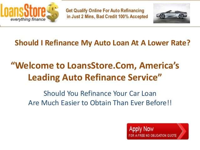 Should I Refinance My Auto Loan