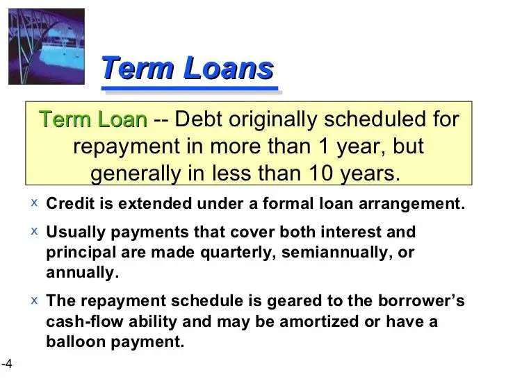 Term Loan or Project Finance â A Long Term Source of ...