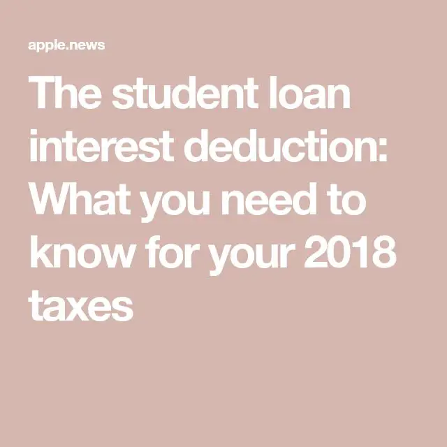 The student loan interest deduction: What you need to know for your ...