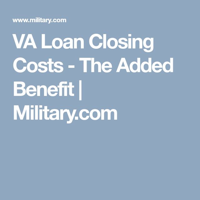 VA Loan Closing Costs