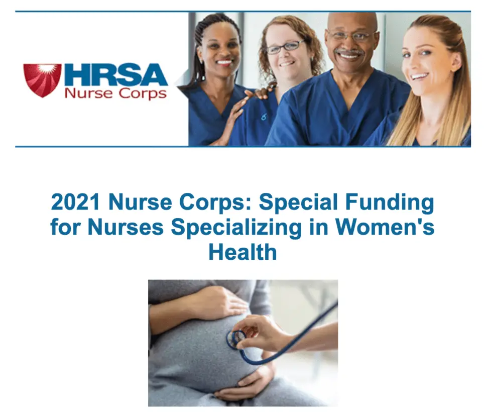 WEBINAR â 2021 Nurse Corps: Special Funding for Nurses Specializing in ...