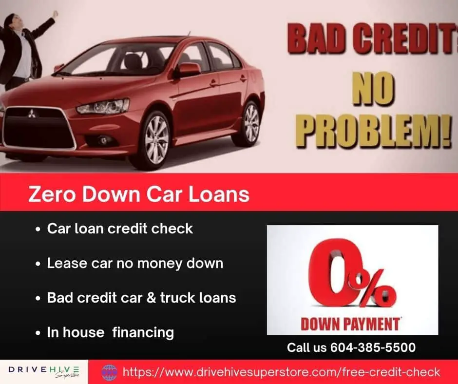 Zero Down Car Loans Near Me in Vancouver